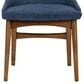 Blue River Arcadia and Azalea 5-Piece 42" Dining Set with Blue Cushion in Walnut, , large