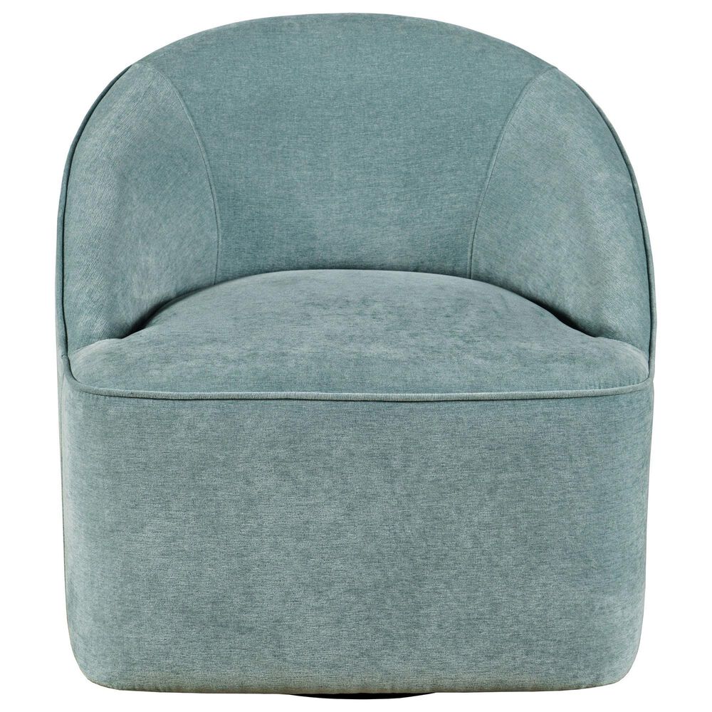 Waltham Lulu Swivel Accent Chair in Teal, , large