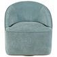 Waltham Lulu Swivel Accent Chair in Teal, , large