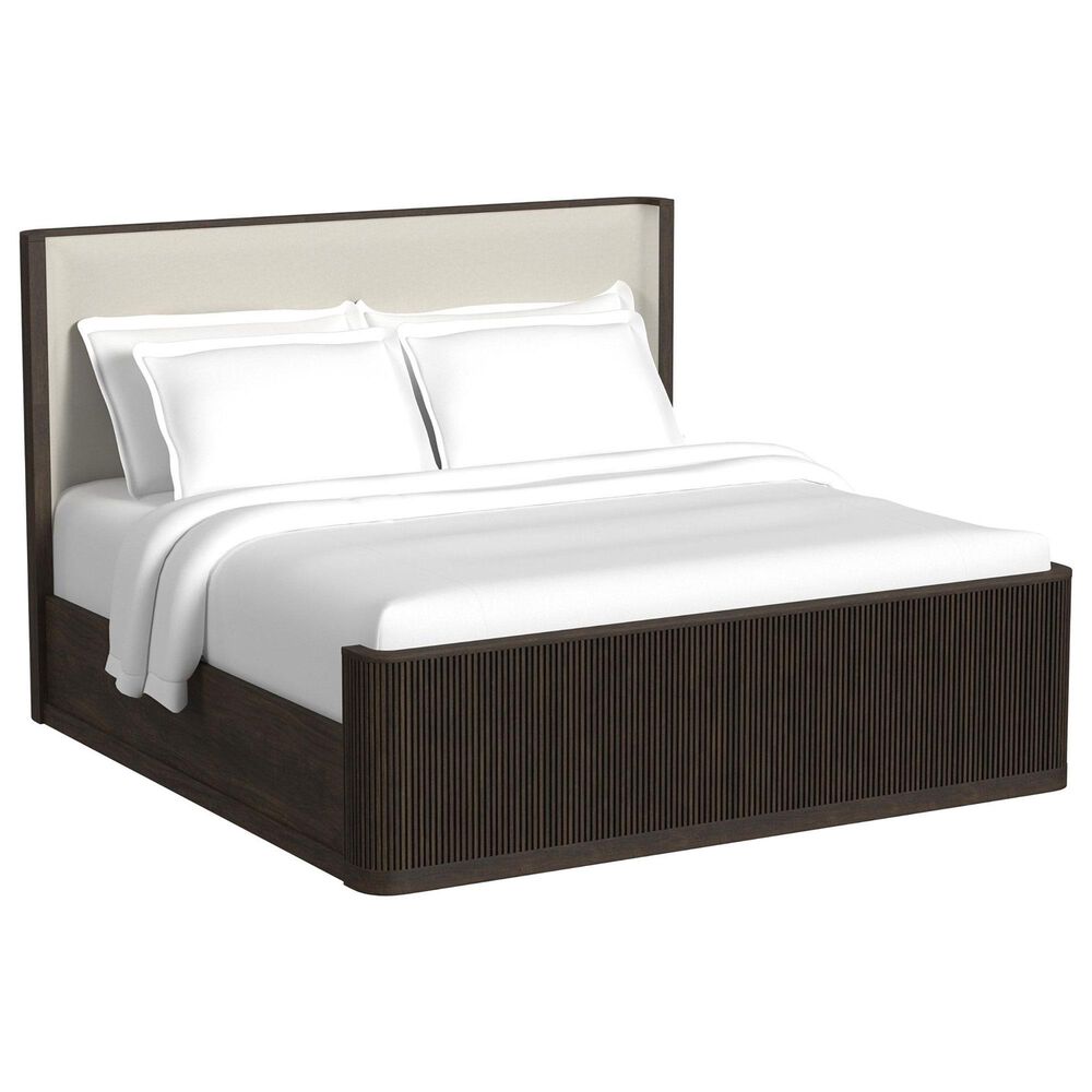 Mayberry Hill Sylvie 4 Piece King Panel Bedroom Set in Dark Brown, , large