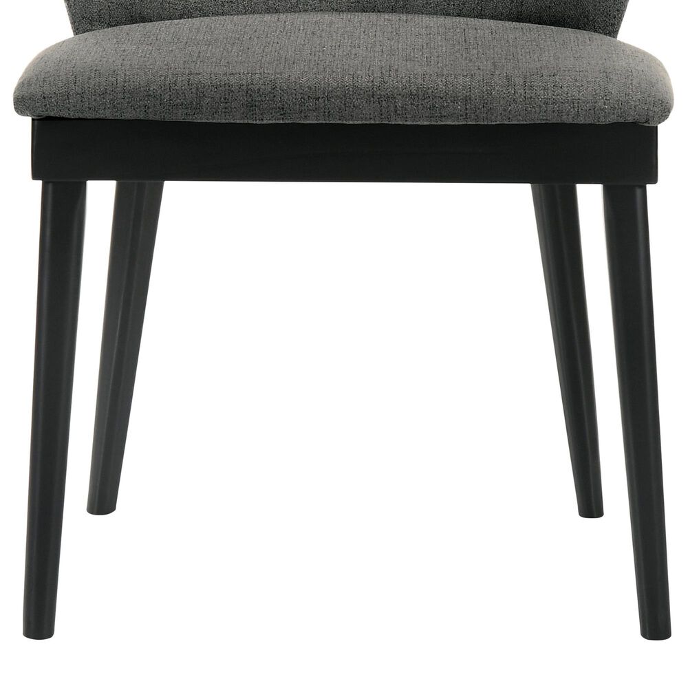 Blue River Arcadia and Juno 5-Piece 42&quot; Dining Set with Charcoal Cushion in Black, , large