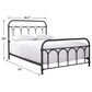 Ashley Nashburg Full Metal Slat Bed in Black, , large