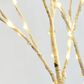 HOMLUX 48" Birch Tree with 200 LED Lights in White, , large