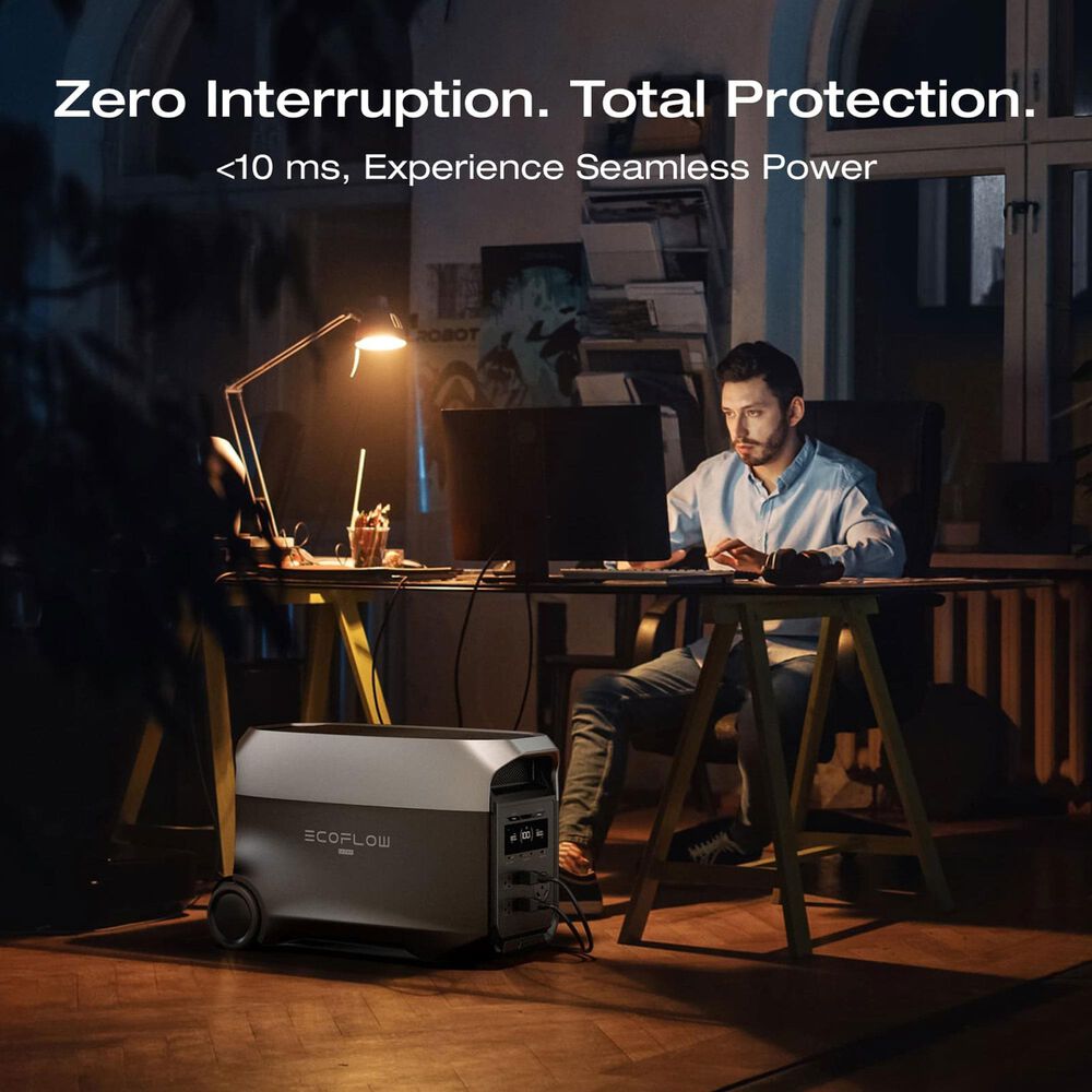 EcoFlow Delta 3 Ultra 3072Wh Portable Power Station in Black, , large