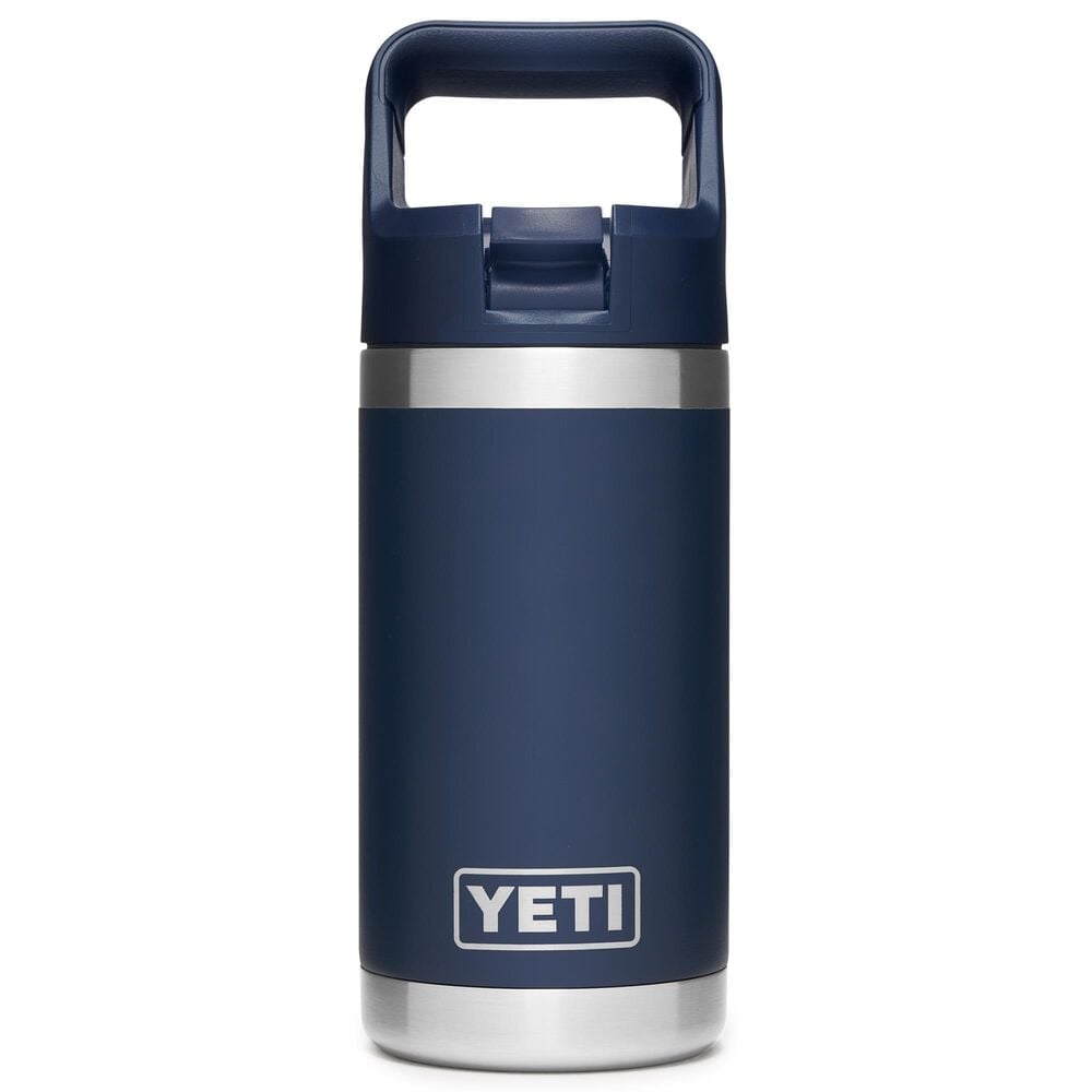 YETI Rambler Jr. 12. Oz Kids Water Bottle with Staw Cap in Navy, , large