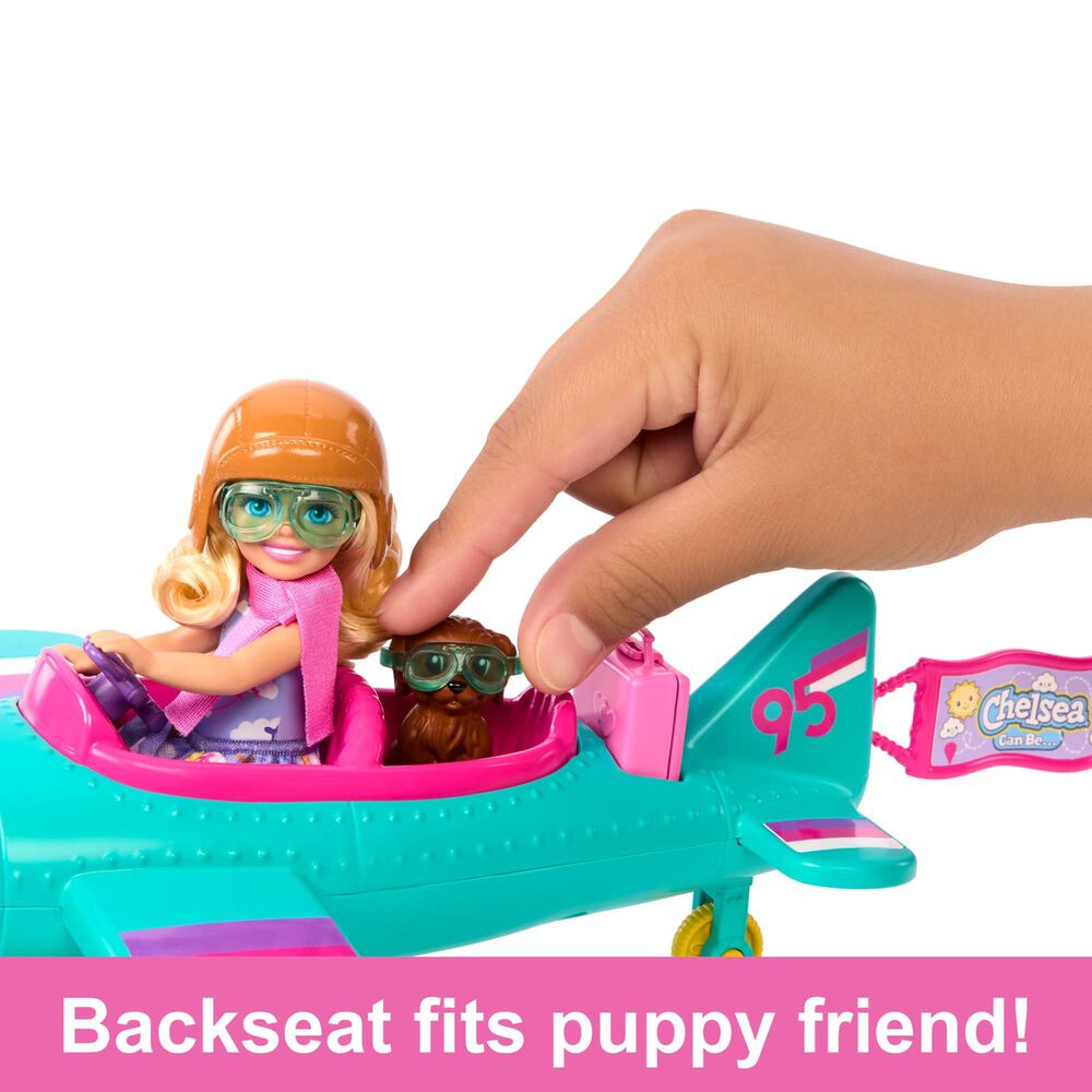 Barbie Barbie Chelsea Can Be Plane Doll and Accessories in Multicolor, , large
