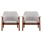 Dayton Miller Accent Chair in Grey (Set of 2), , large