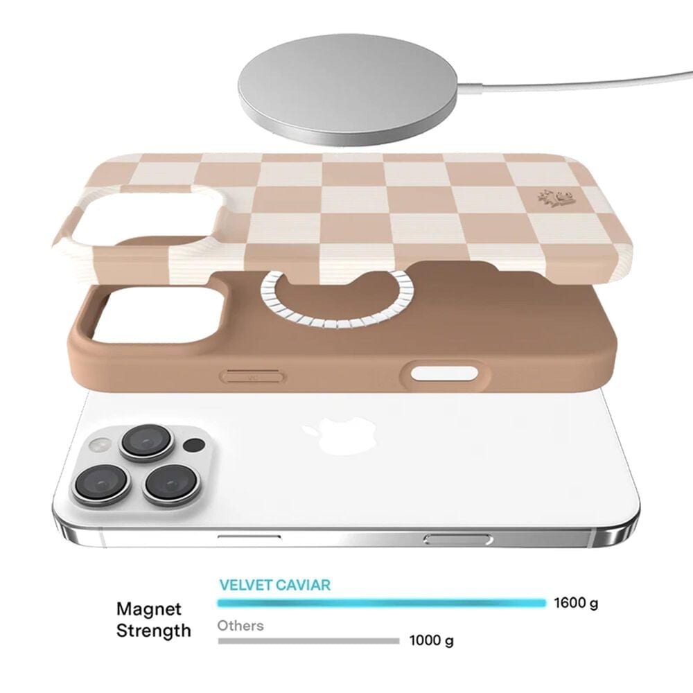 Velvet Caviar MagSafe Case for Apple iPhone 16 Pro Max - Nude Vibe Checker, , large