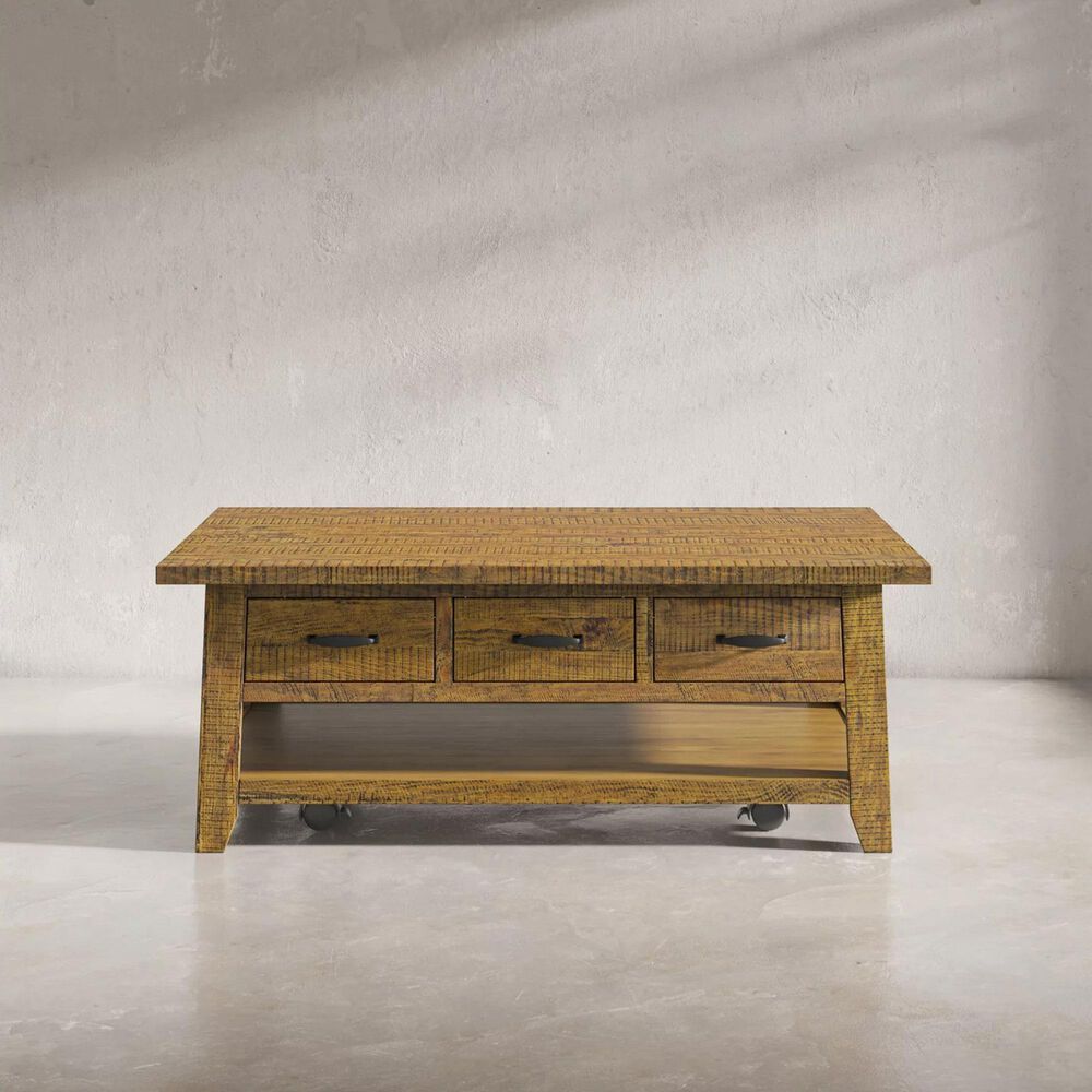 Waltham Telluride Cocktail Table in Golden Brown, , large
