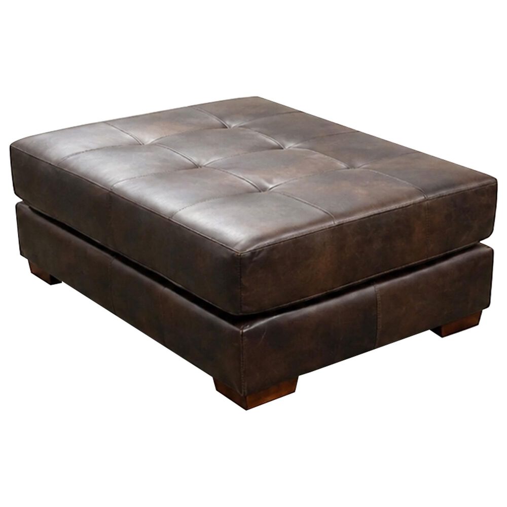 Marlowe Home Cocktail Ottoman in Poncho Walnut, , large