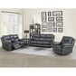 Crystal City Isabella Manual Rocker Recliner in Gray, , large