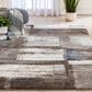 Central Oriental Structures Torrent Quti 5" x 7"6" Cloud and Parchment Area Rug, , large