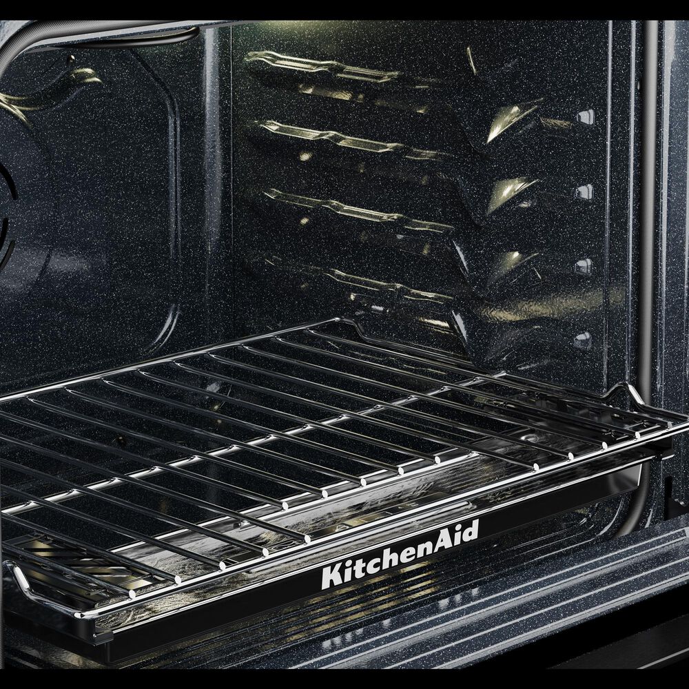 KitchenAid 5.3 Cu. Ft. Smart Slide-in Electric Range in Black Ore, , large