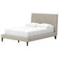 Ashley Cieden Full Bed and Nighstand in Tan, , large
