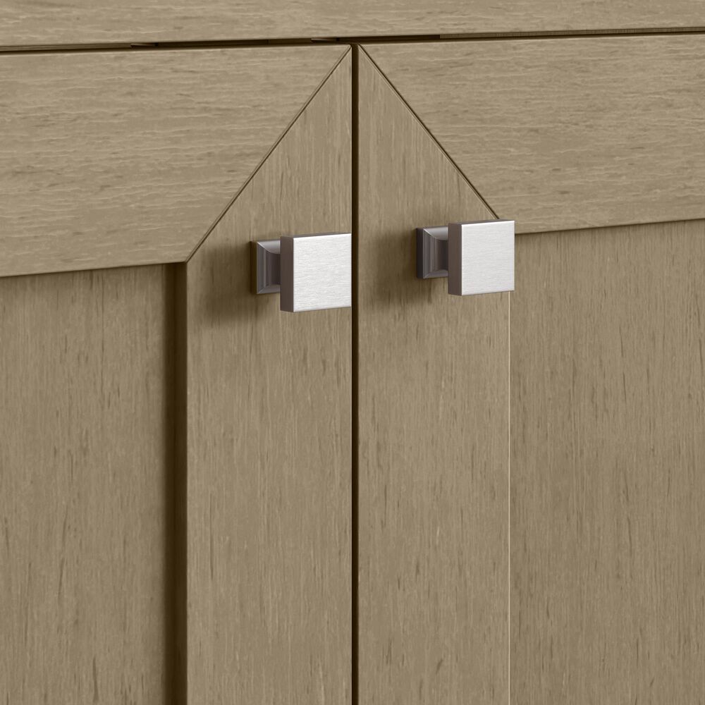 James Martin Vanities Chianti 20" Single Bathroom Vanity in Walnut Whisper with 2 cm White Glossy Composite Stone Top and Rectangular Sink, , large