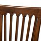 Baxton Studio Minette Side Chair with Grey Cushion in Walnut Brown (Set of 4), , large