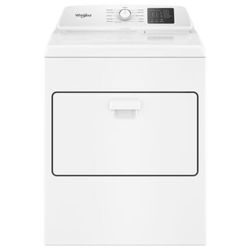 Whirlpool 7 Cu. Ft. Electric Dryer with AutoSensing and Wrinkle Shield Option in White, , large