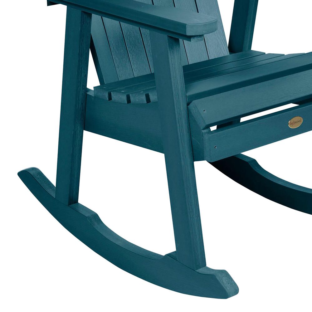 Highwood USA Hamilton Patio Rocking Chair in Nantucket Blue NFM
