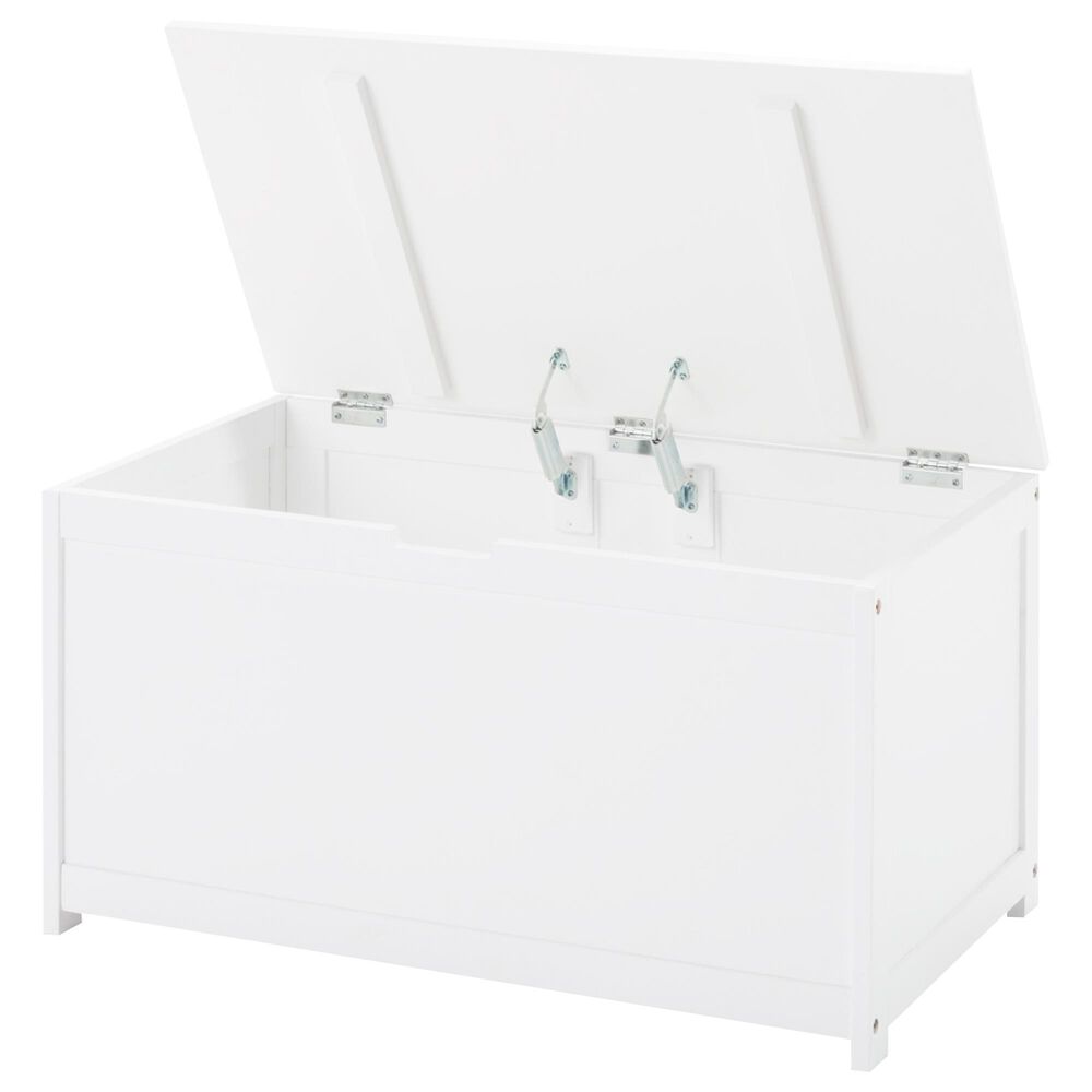 Foundations Worldwide Harmony Toy Chest in Matte White, , large