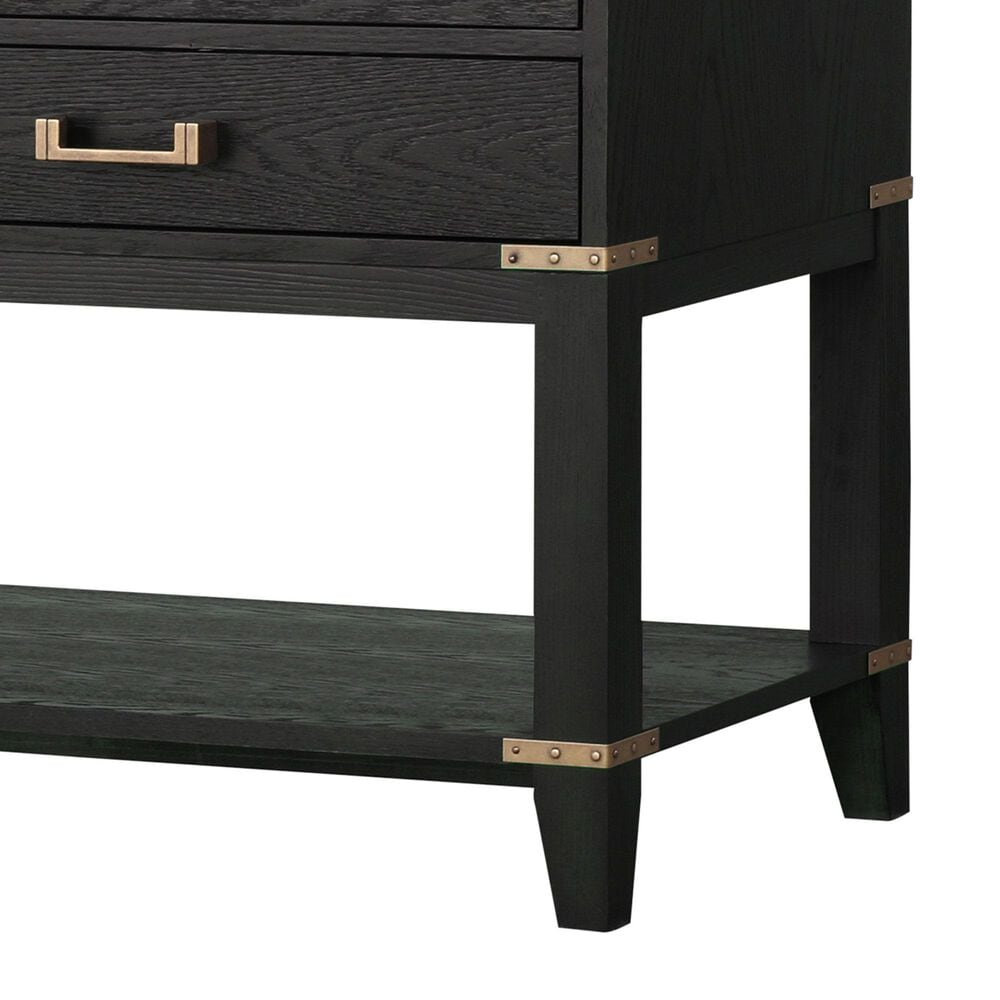 Lexora Home Norwalk 80&quot; Double Bathroom Vanity in Black Oak with White Cultured Marble Top  and Rectangle Sink, , large