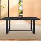 Blue River Alegria Outdoor Rectangular Dining Table in Black - Table Only, , large