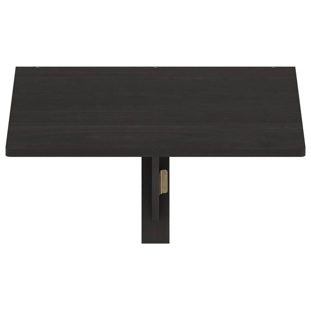 HOMLUX Wall Mounting Folding Table in Espresso, , large