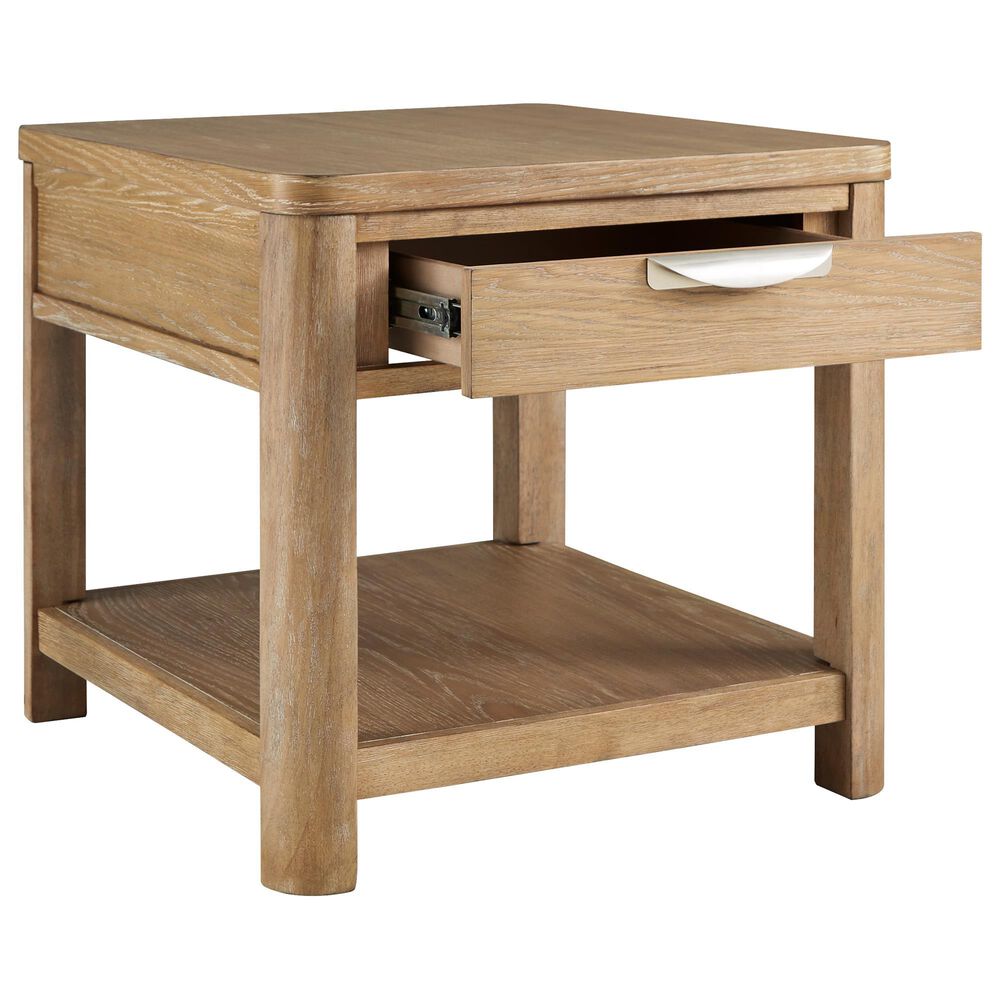 Ashley Rencott 3-Piece Occasional Table Set in Light Oak, , large