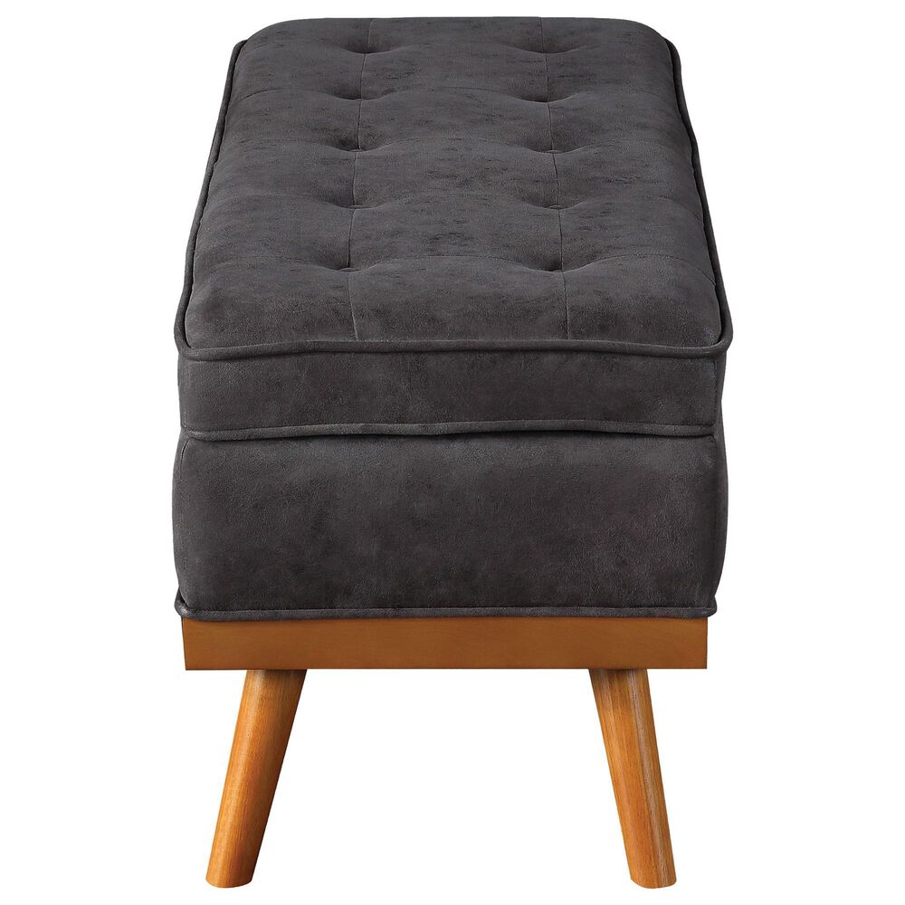 OSP Home Katheryn Storage Bench in Charcoal, , large