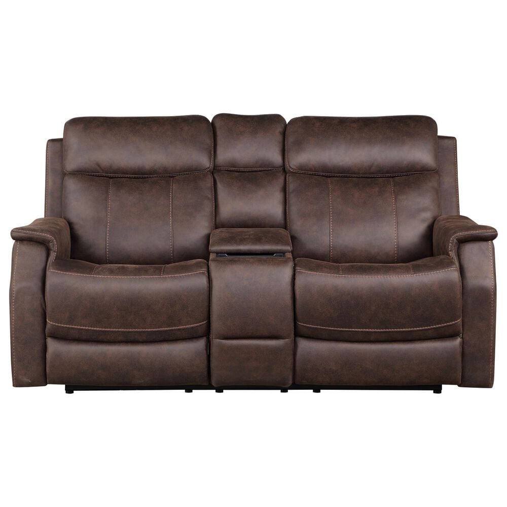 Steve Silver Valencia Power Recliner Console in Walnut, , large
