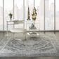 Nourison Starry Nights STN05 8" x 11" Charcoal and Cream Area Rug, , large