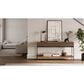 BDI Cora Console Table in Natural Walnut and Black, , large