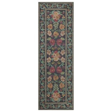 Rifle Paper Co. x Loloi Rosa 2"6" x 7"6" Black Runner, , large