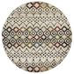 Safavieh Amsterdam AMS108K 5"1" Round Ivory Area Rug, , large