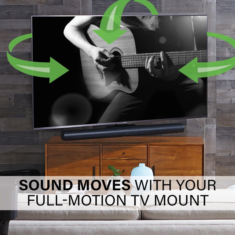 Sanus Extendable Soundbar TV Mount for Sonos Arc Sound Bar in Black, , large