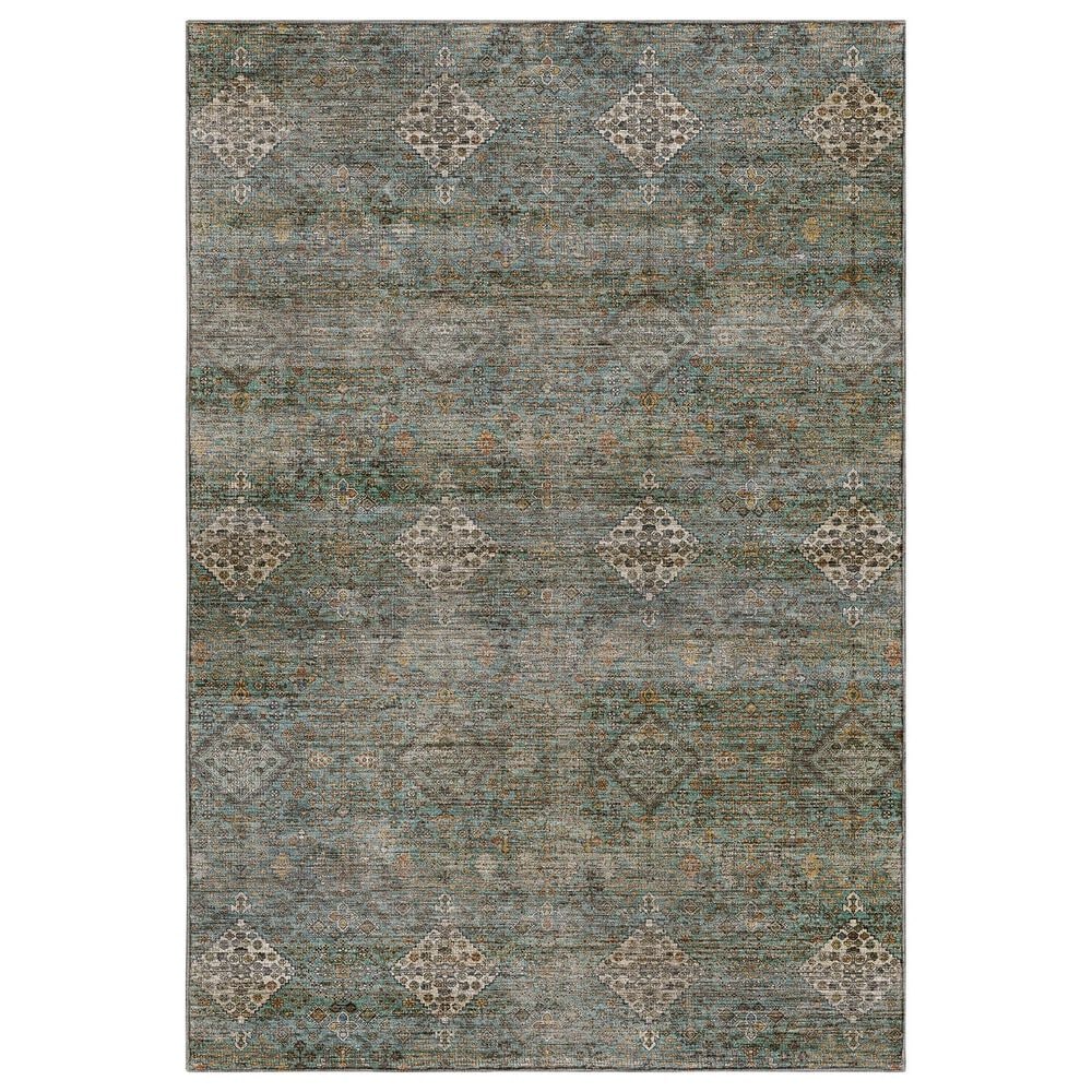Dalyn Rug Company Aristo AR1 Teal 6'6" x 9'6" Area Rug, , large