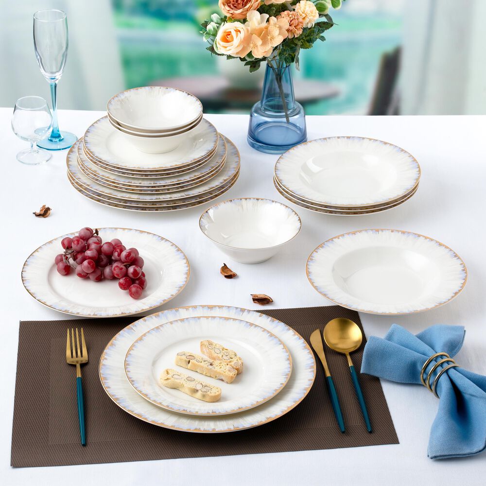 Gifts Plus Sophie Bone China 20-Piece Dinnerware Set, , large