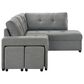 Coaster Roanne Loveaseat in Grey, , large