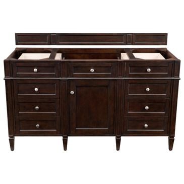 James Martin Brittany 60" Single Bathroom Vanity Cabinet in Burnished Mahogany, , large