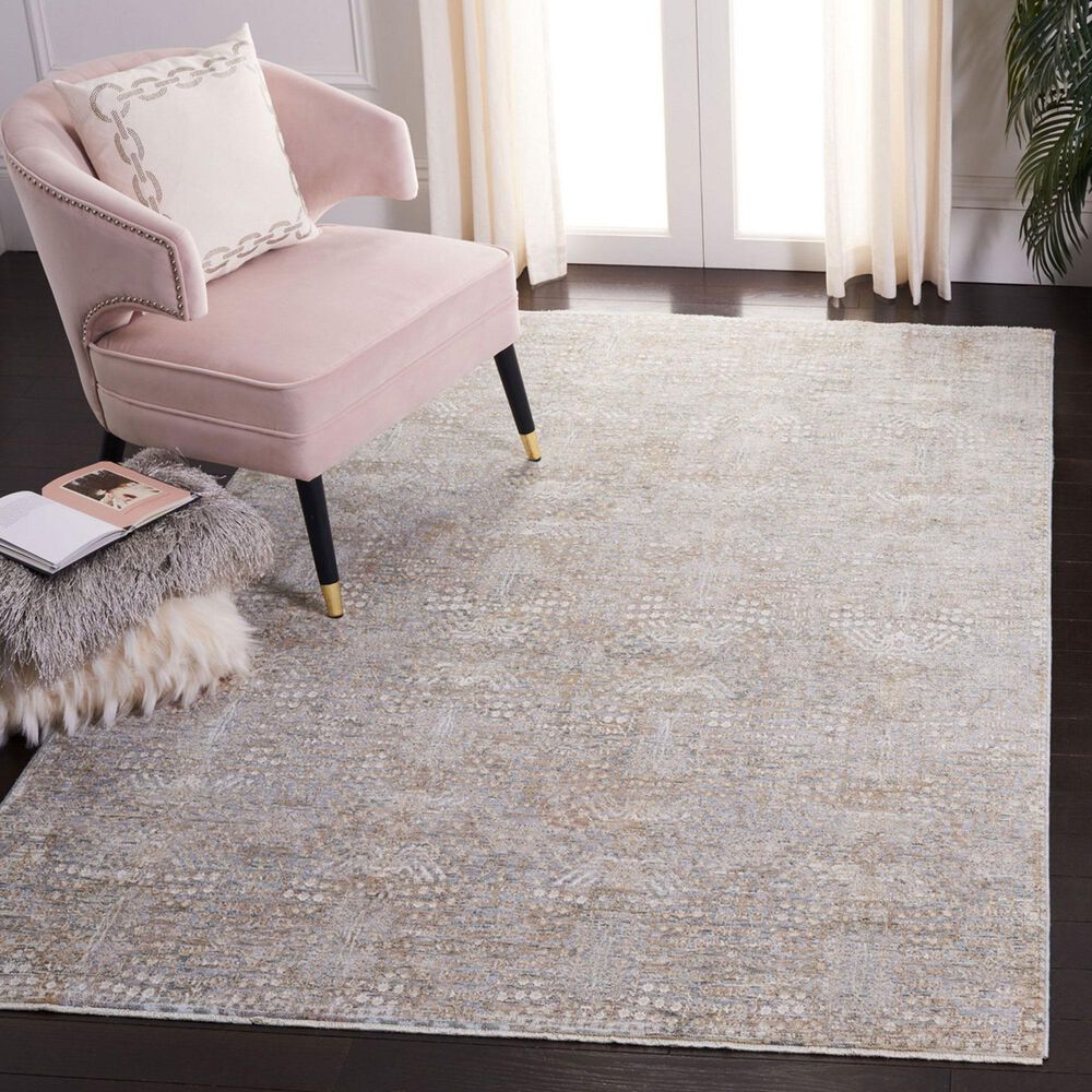 Safavieh Webster WBS332G 4&#39; x 6&#39; Grey and Beige Area Rug, , large