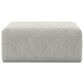Hartsfield Tori 41" Square Cocktail Ottoman in Birch, , large