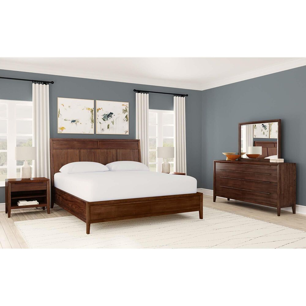 A-America Ralston Queen Storage Bed in Dark Amber, , large