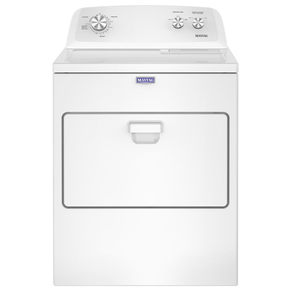 Maytag 7 Cu. Ft. Top Load Electric Wrinkle Prevent Dryer in White, , large