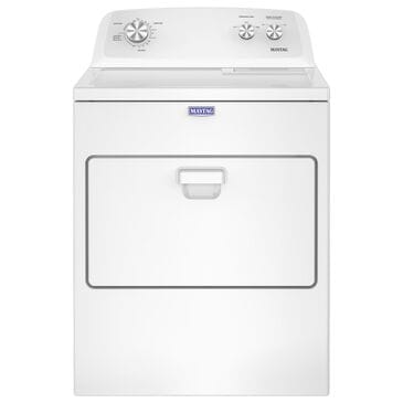 Maytag 7 Cu. Ft. Top Load Electric Wrinkle Prevent Dryer in White, , large
