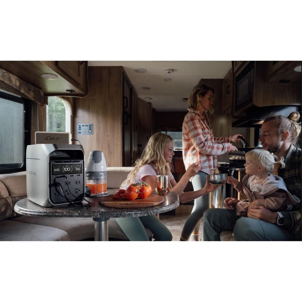 Ecoflow Delta 3 Plus Portable Power Station in Silver, , large