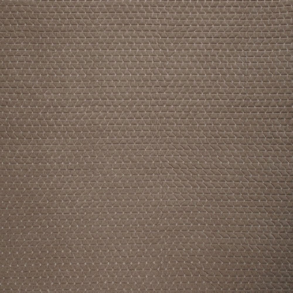 Levtex Velvet Stitch 50" x 60" Quilted Throw in Cocoa, , large