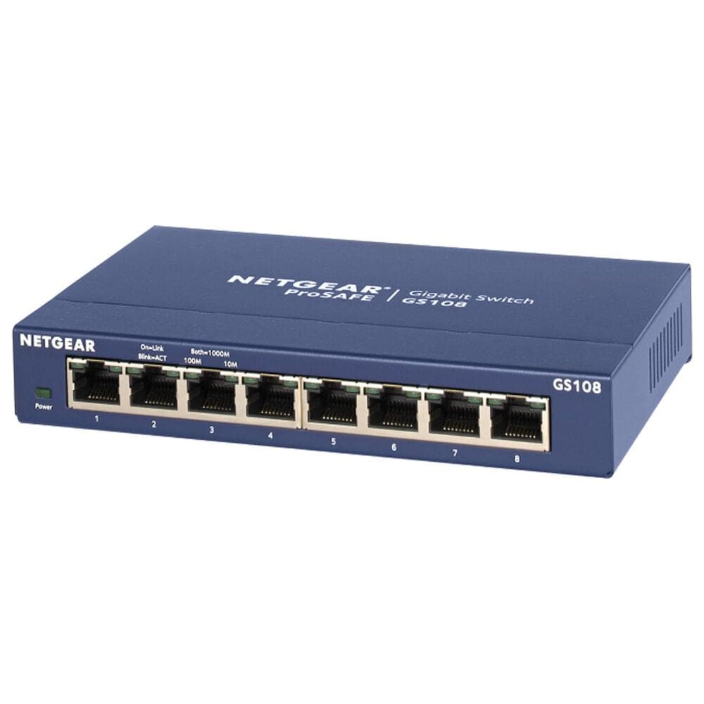 NETGEAR 8-Port Gigabit Ethernet Unmanaged Switch in Blue, , large