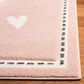 Safavieh Carousel CRK166P 2"3" x 6" Pink and Ivory Kids Runner, , large