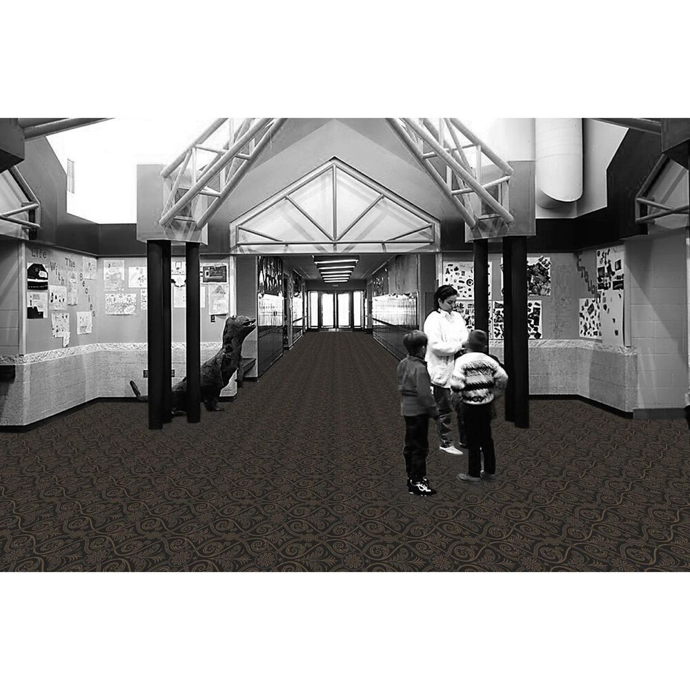 Joy Carpets Damascus Rough Rider Carpet in Brown, , large