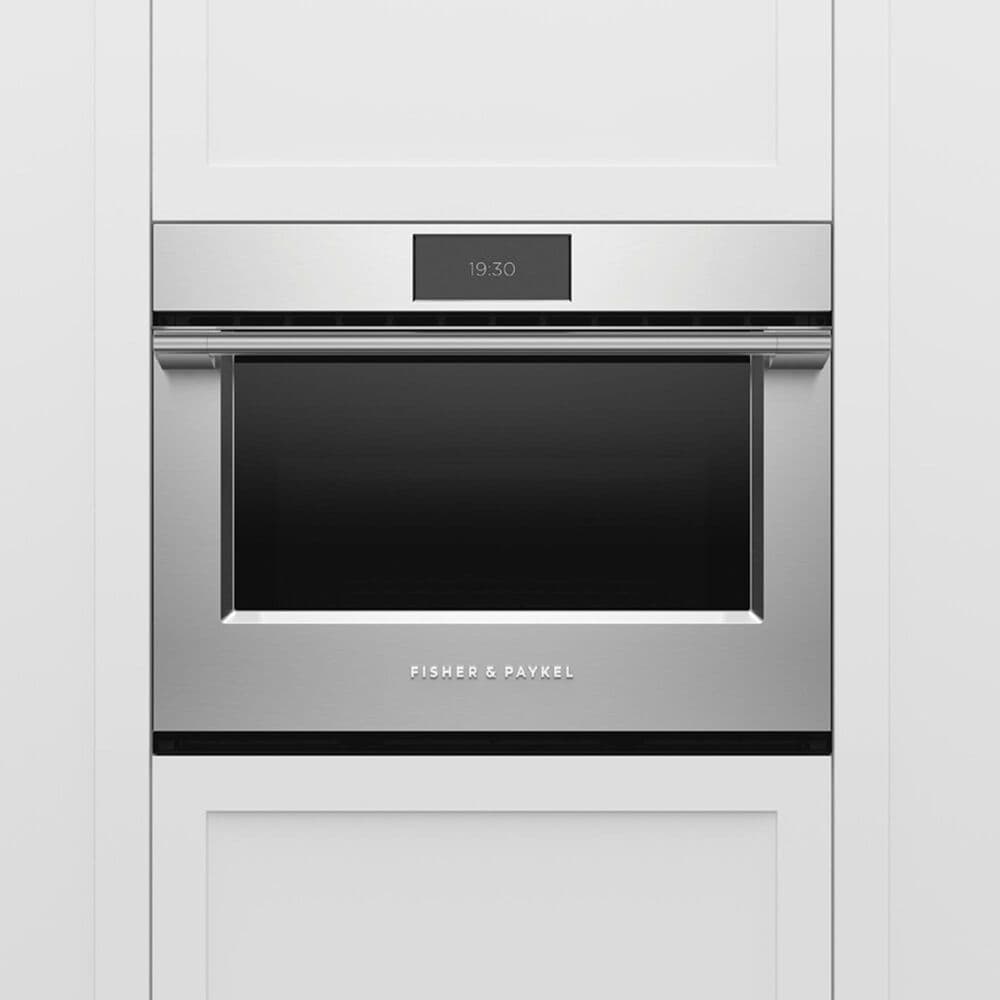 Fisher &amp; Paykel Professional 30&quot; 1.9 Cu. Ft. Electric Combination Steam Oven with 23 Functions in Stainless Steel, , large