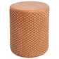 Hearth and Haven Evie Outdoor Round Side Table with Basket Weave Pattern in Brown, , large